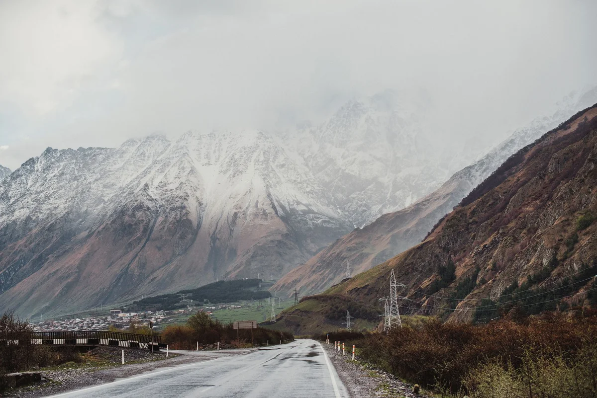 Mount Kazbek view 2