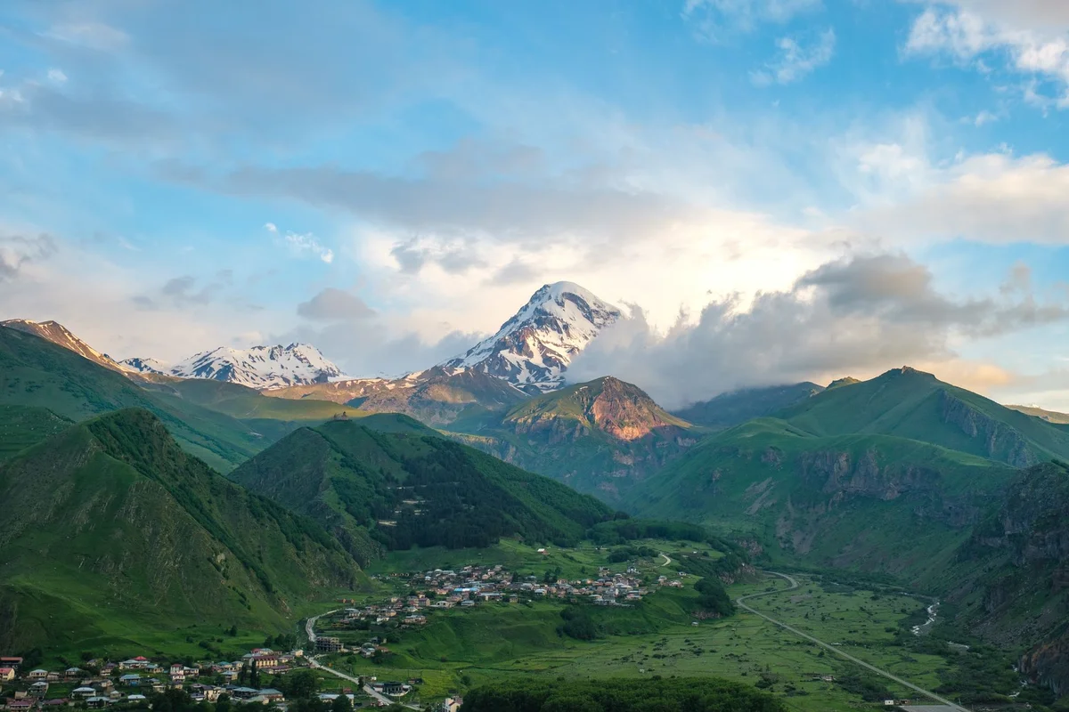 Mount Kazbek view 1