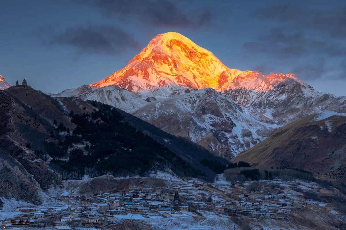 Mount Kazbek feature