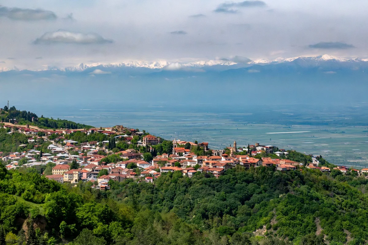 Sighnaghi Old Town view 1
