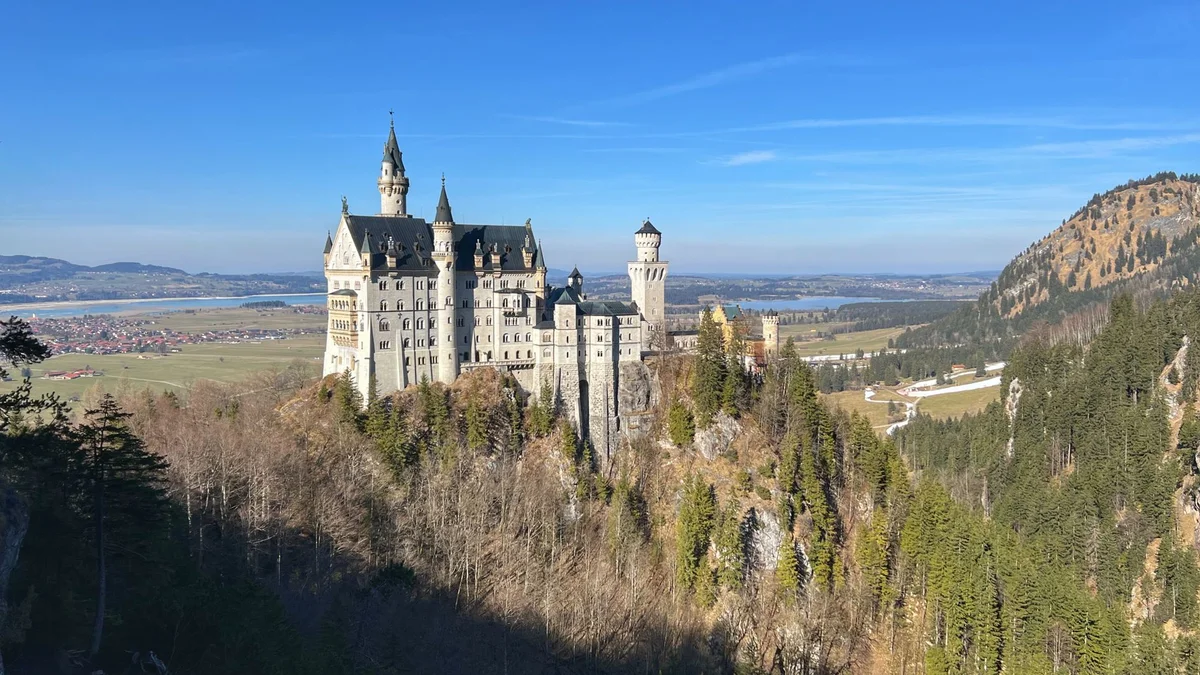 Hohenschwangau Castle view 1