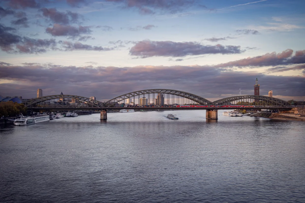 Hohenzollern Bridge view 2