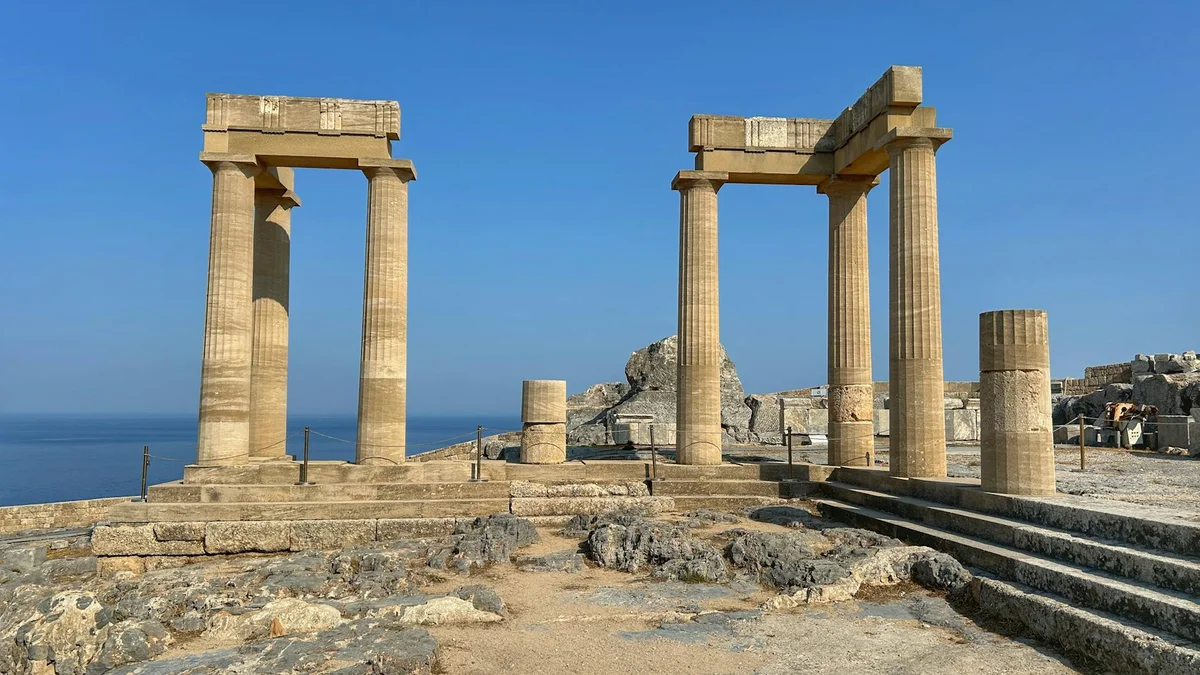 Acropolis of Lindos view 1