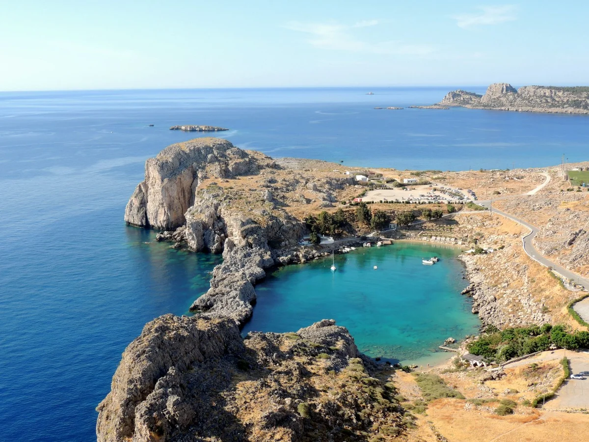 Acropolis of Lindos view 1