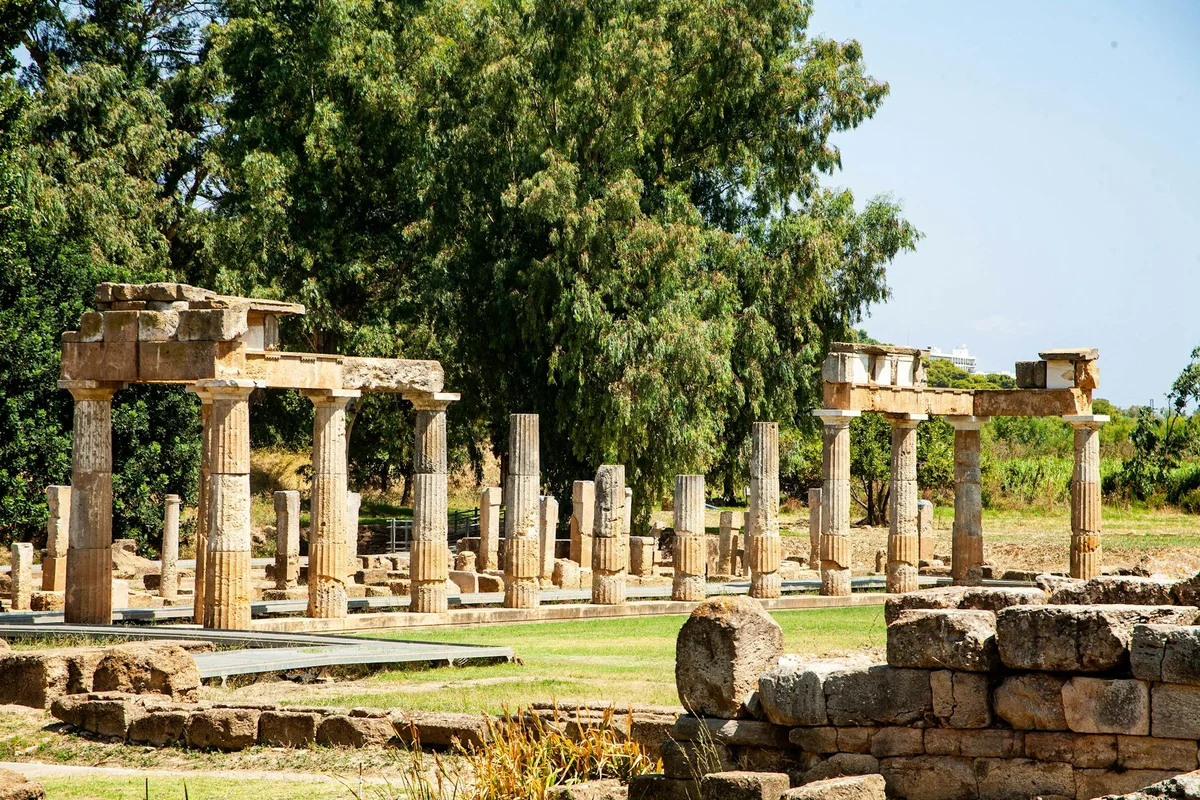 Akrotiri Archaeological Site view 2