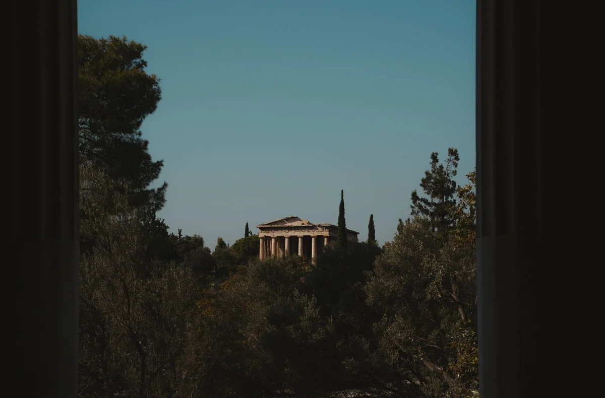 Ancient Agora Of Athens feature