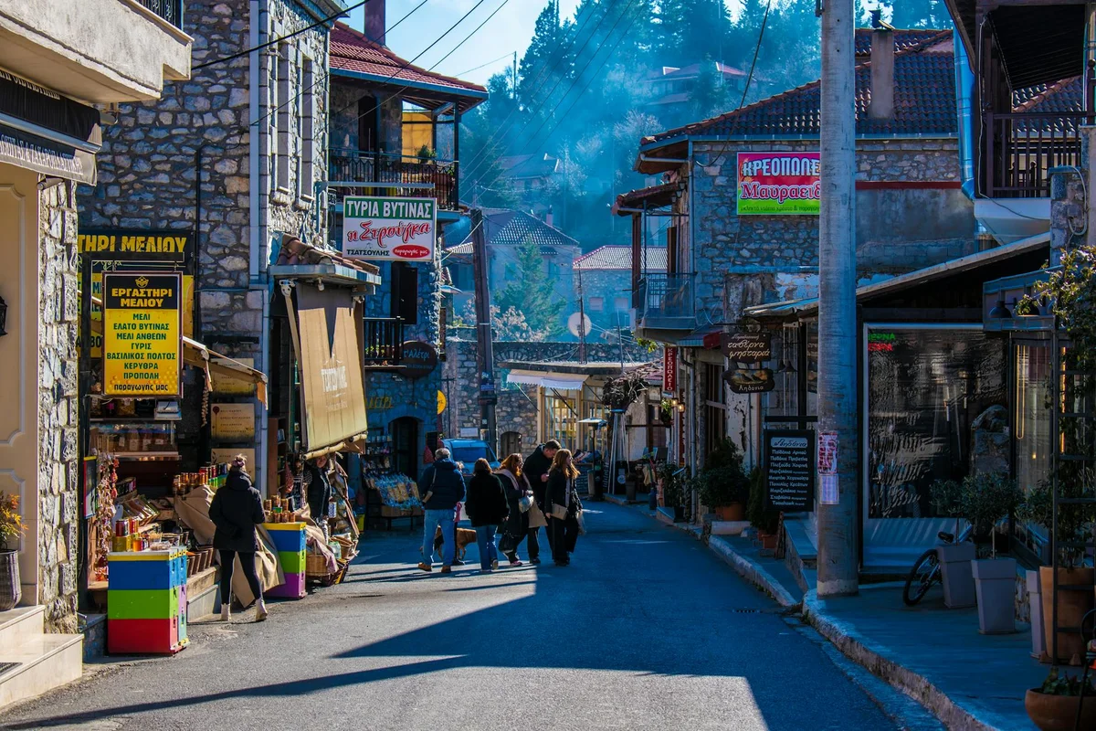 Apeiranthos Village view 2