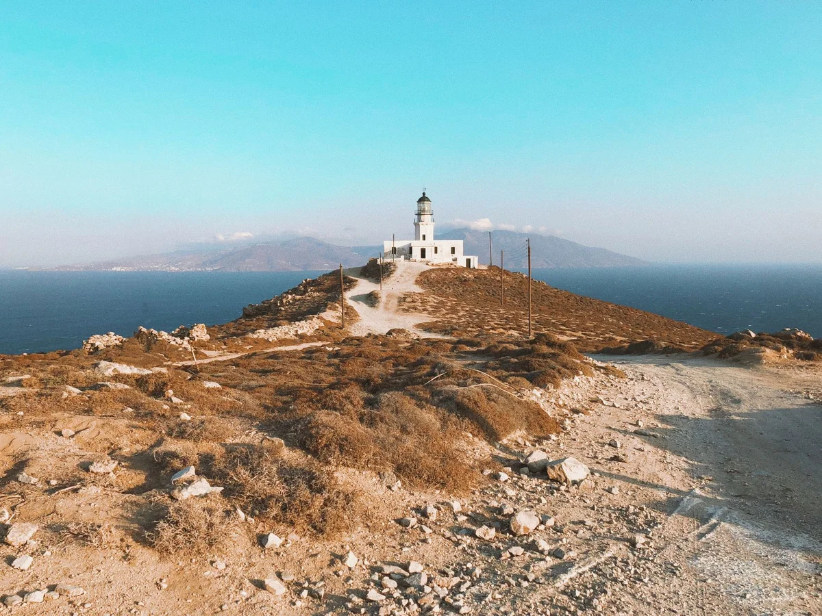 Armenistis Lighthouse view 1