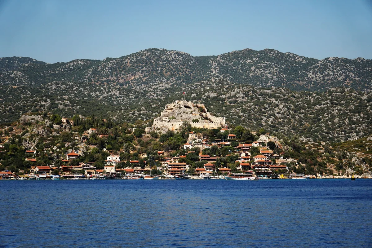 Assos Castle view 1