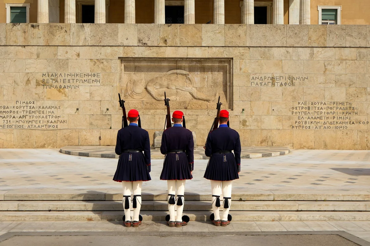 Changing Of The Guard At Syntagma view 1