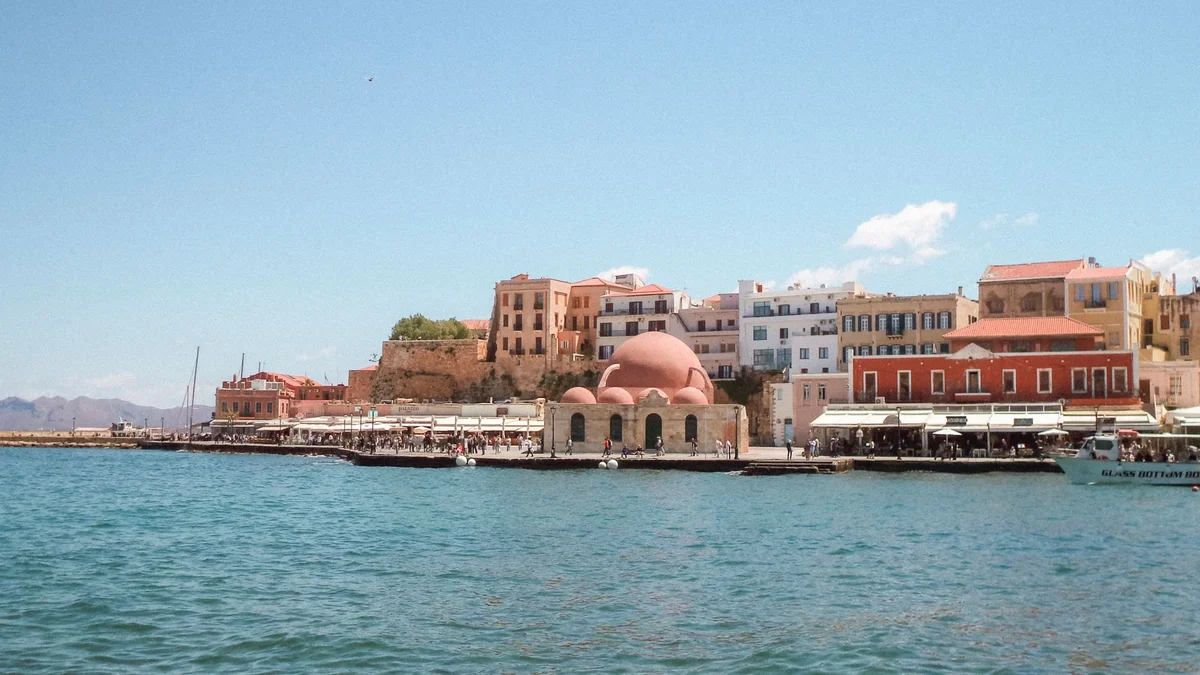 Chania Old Venetian Harbor view 1
