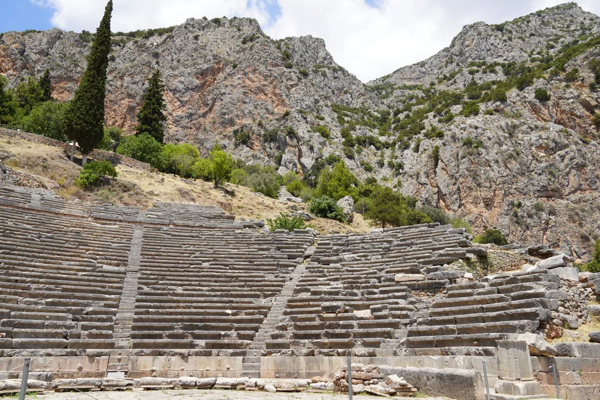 Delphi Archaeological Site view 2
