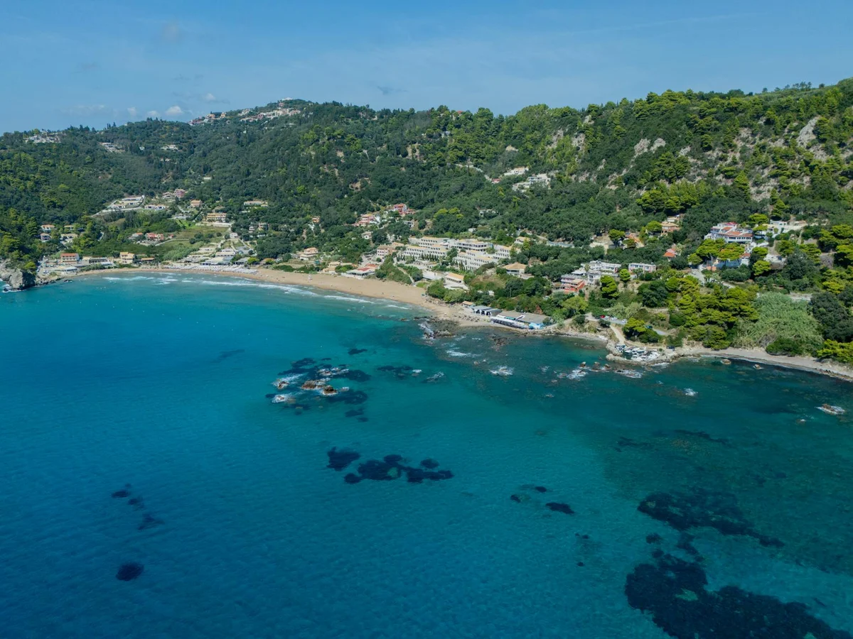 Glyfada Beach Corfu feature