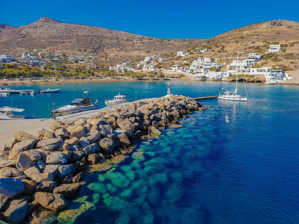 Kouloura Harbour feature