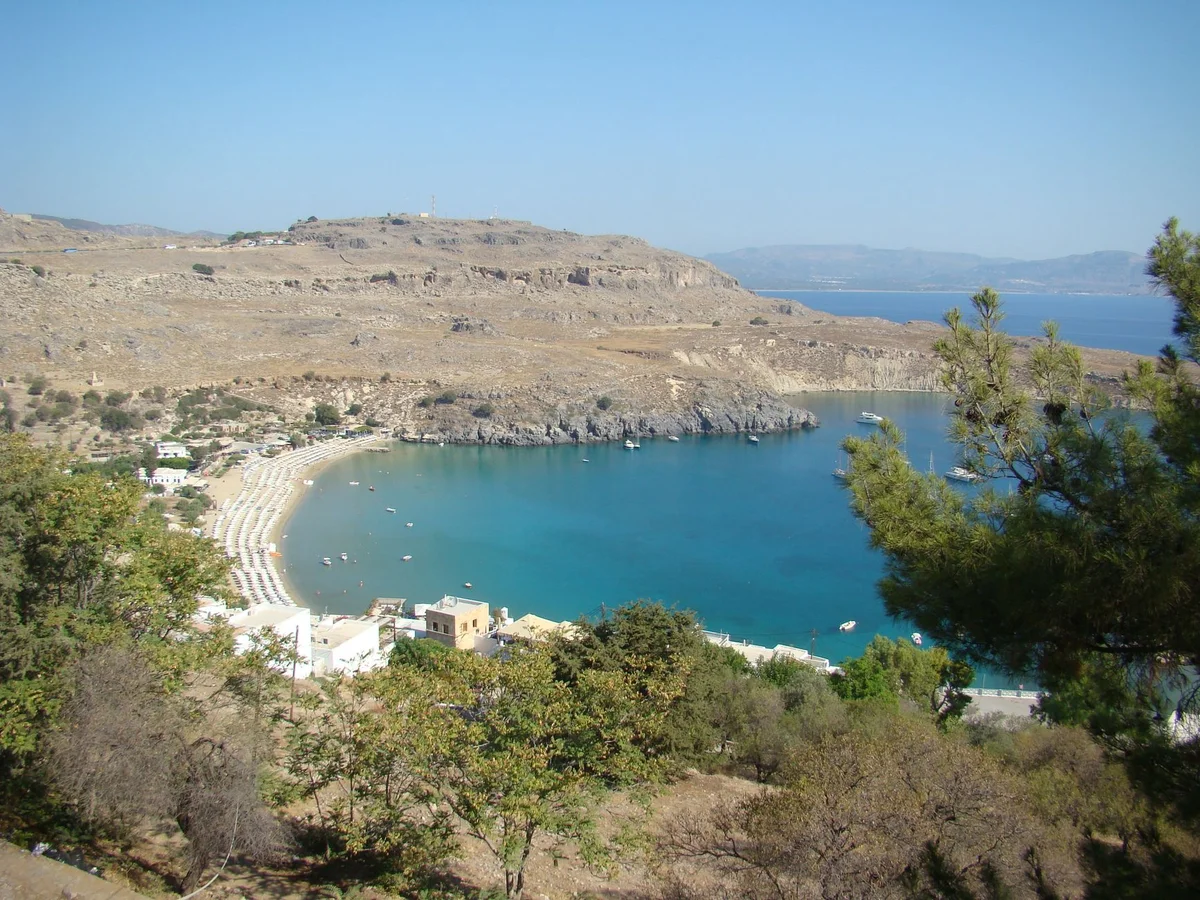 Lindos Village view 1