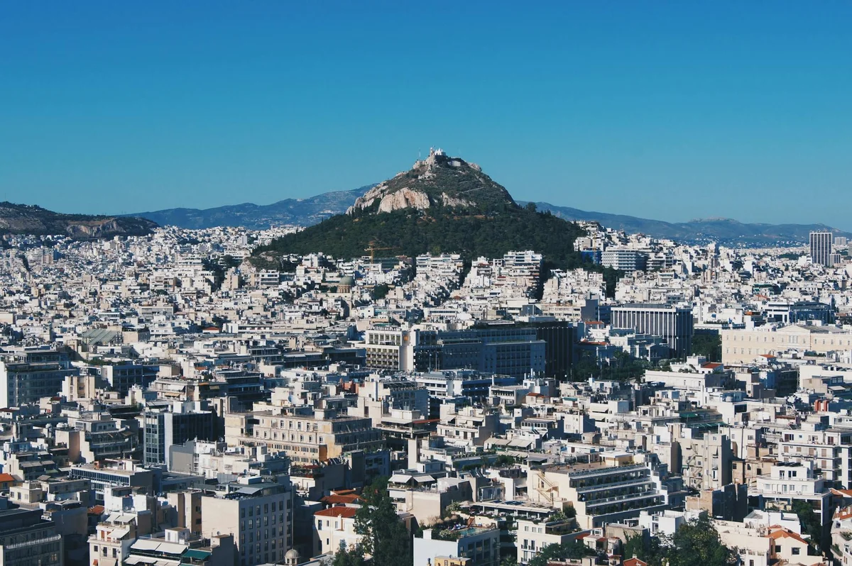 Lycabettus Hill Athens view 1