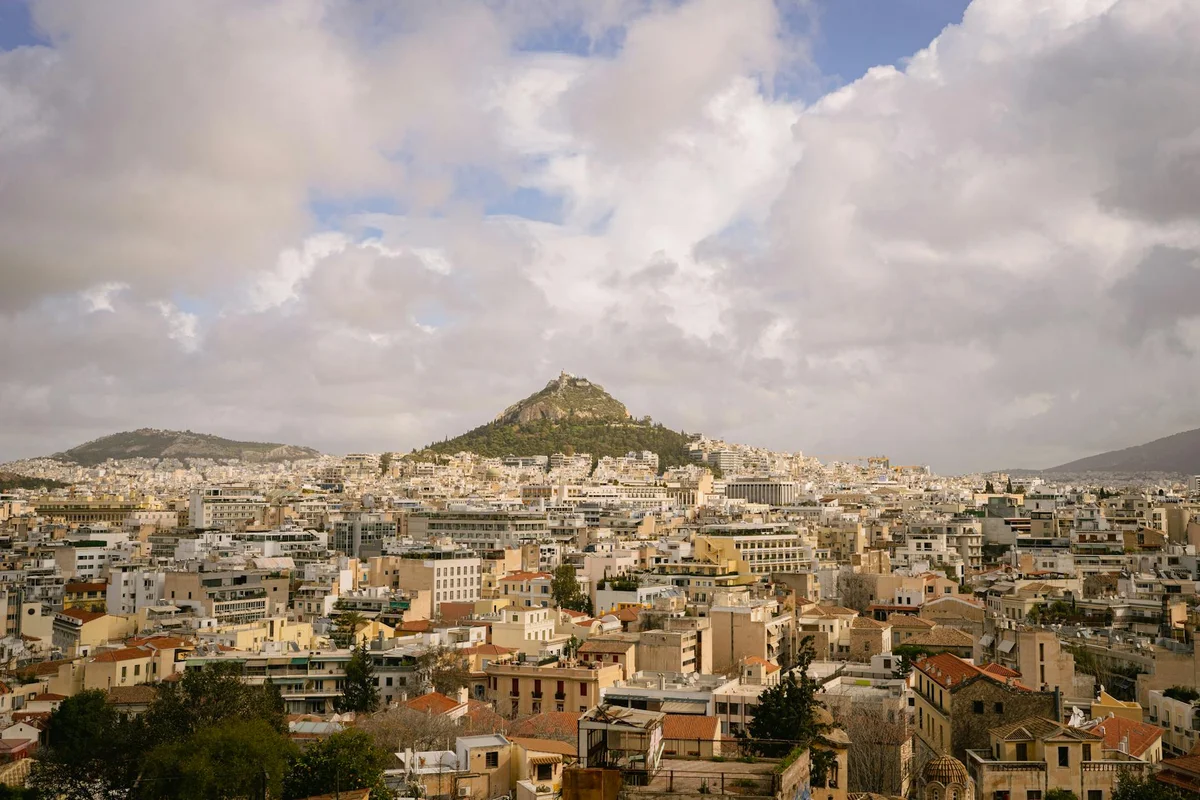 Lycabettus Hill Athens view 2