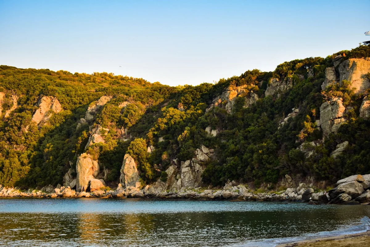 Makris Gialos Beach view 2