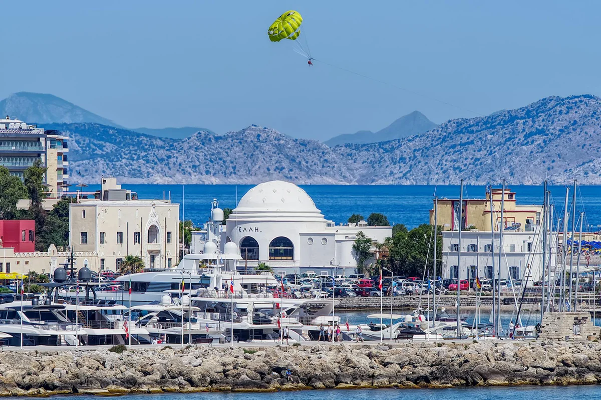 Mandraki Harbor view 2