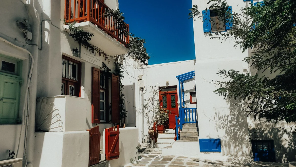 Mykonos Municipal Library view 2