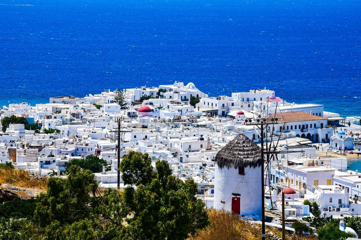 Mykonos Old Port view 1