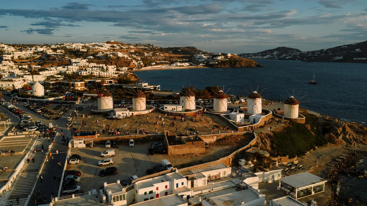 Mykonos Windmills feature