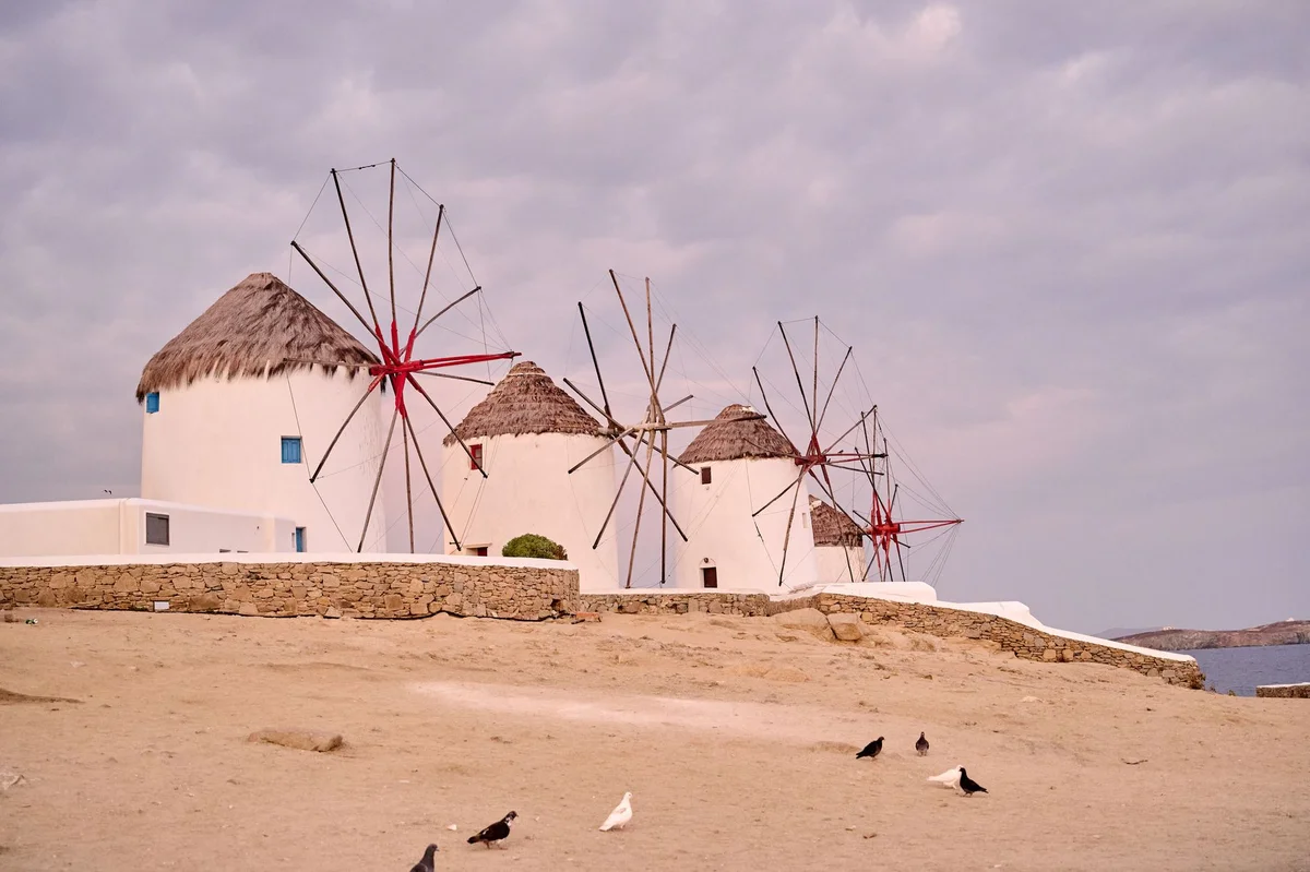 Mykonos Windmills view 2