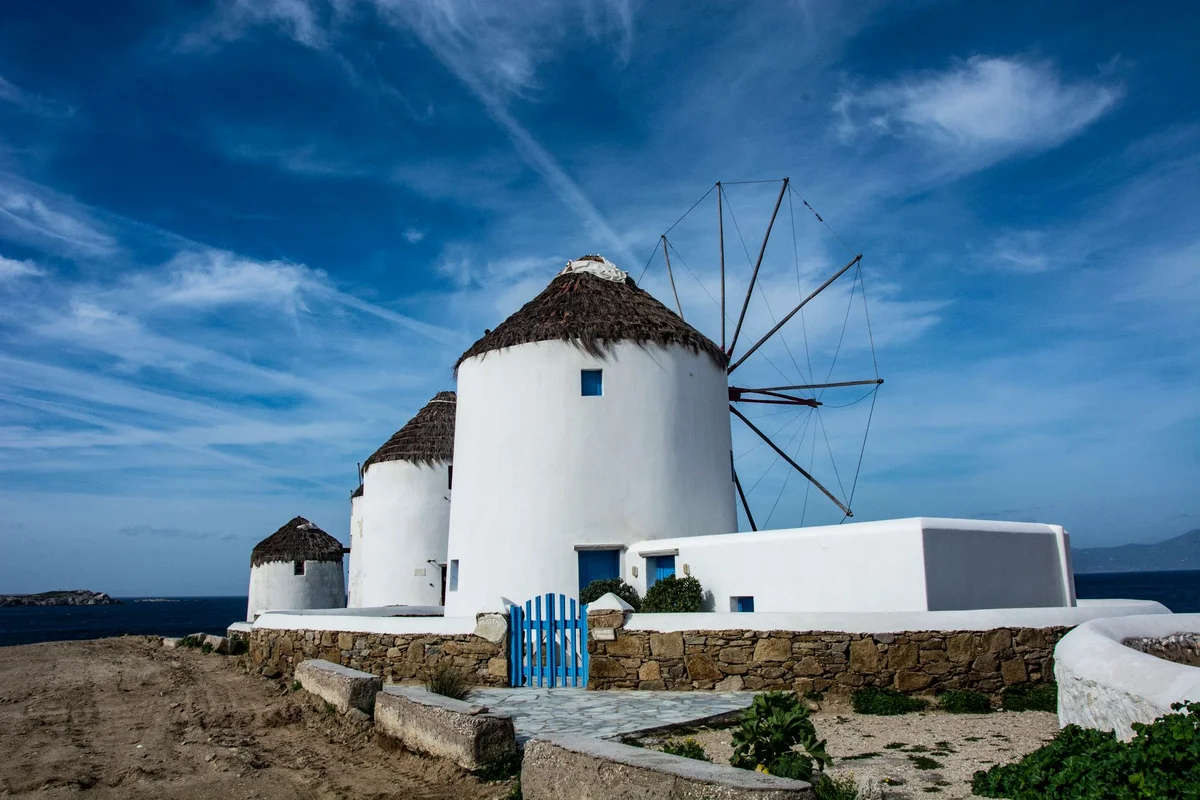 Mykonos Windmills view 1