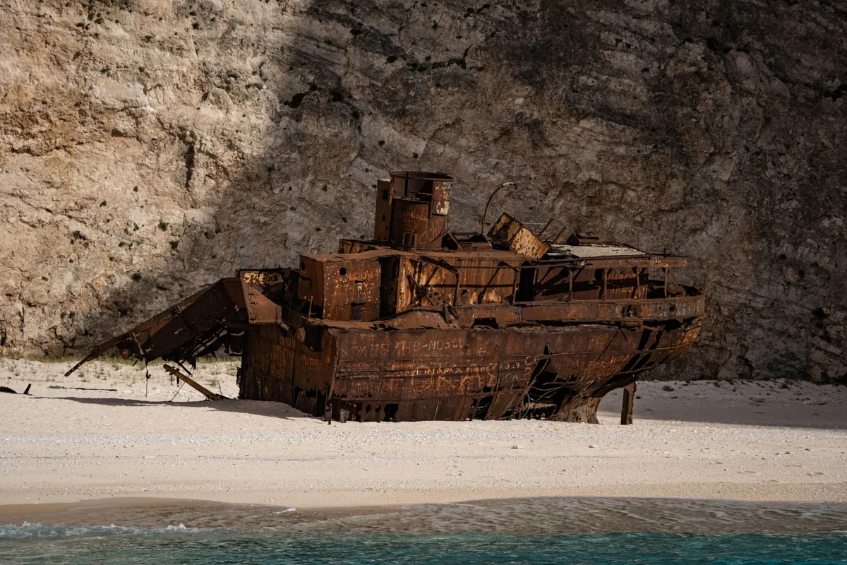 Navagio Beach view 2