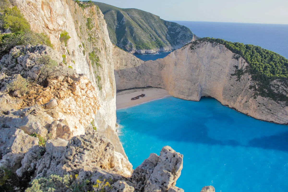 Navagio Beach view 1