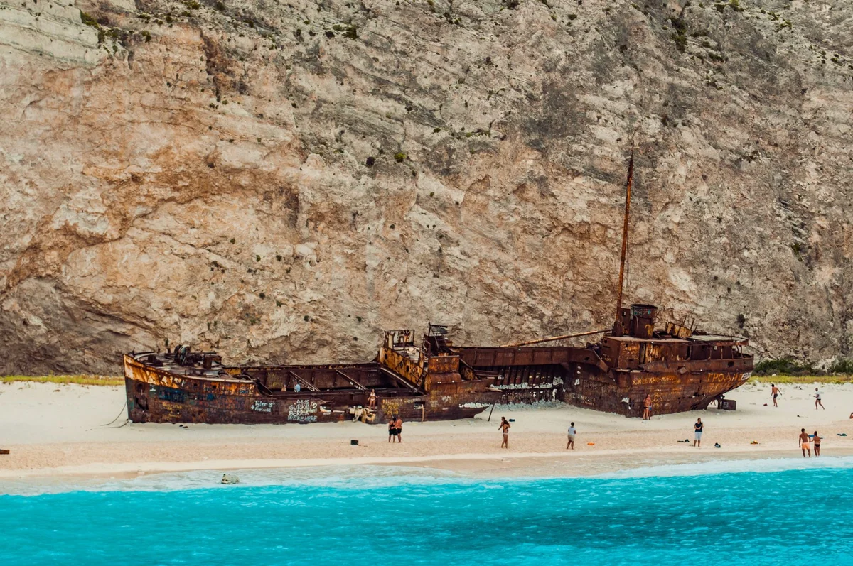 Navagio Viewpoint view 2