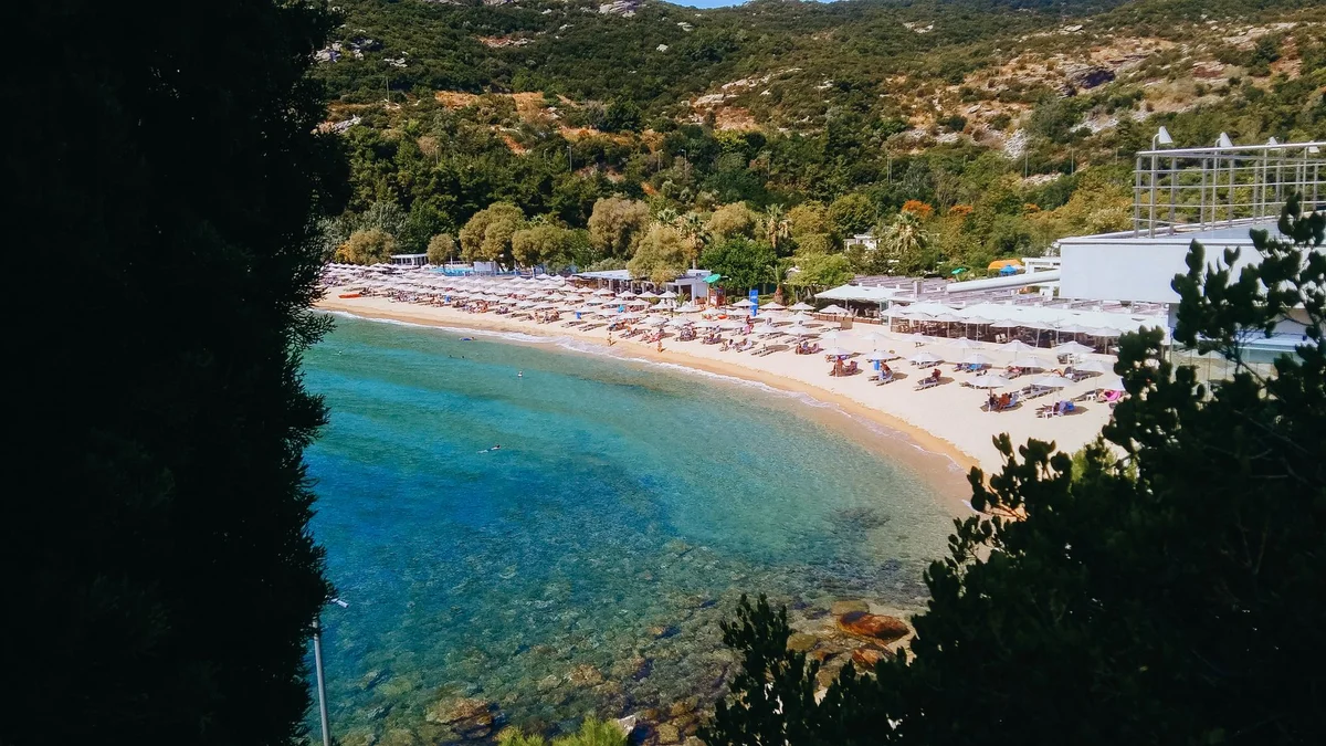 Paleokastritsa Beach view 2