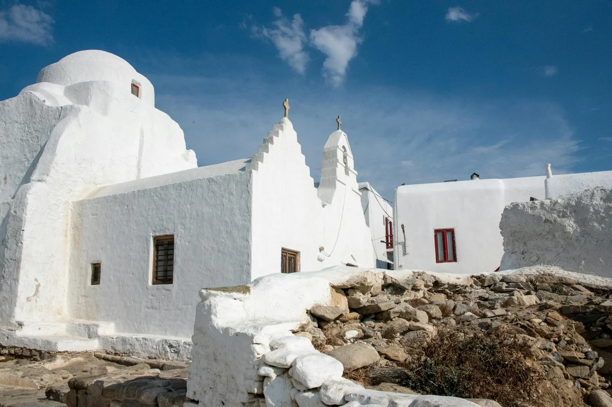 Panagia Paraportiani Church view 2