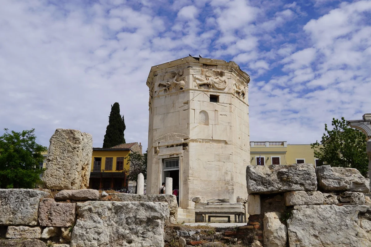 Roman Agora Athens view 1
