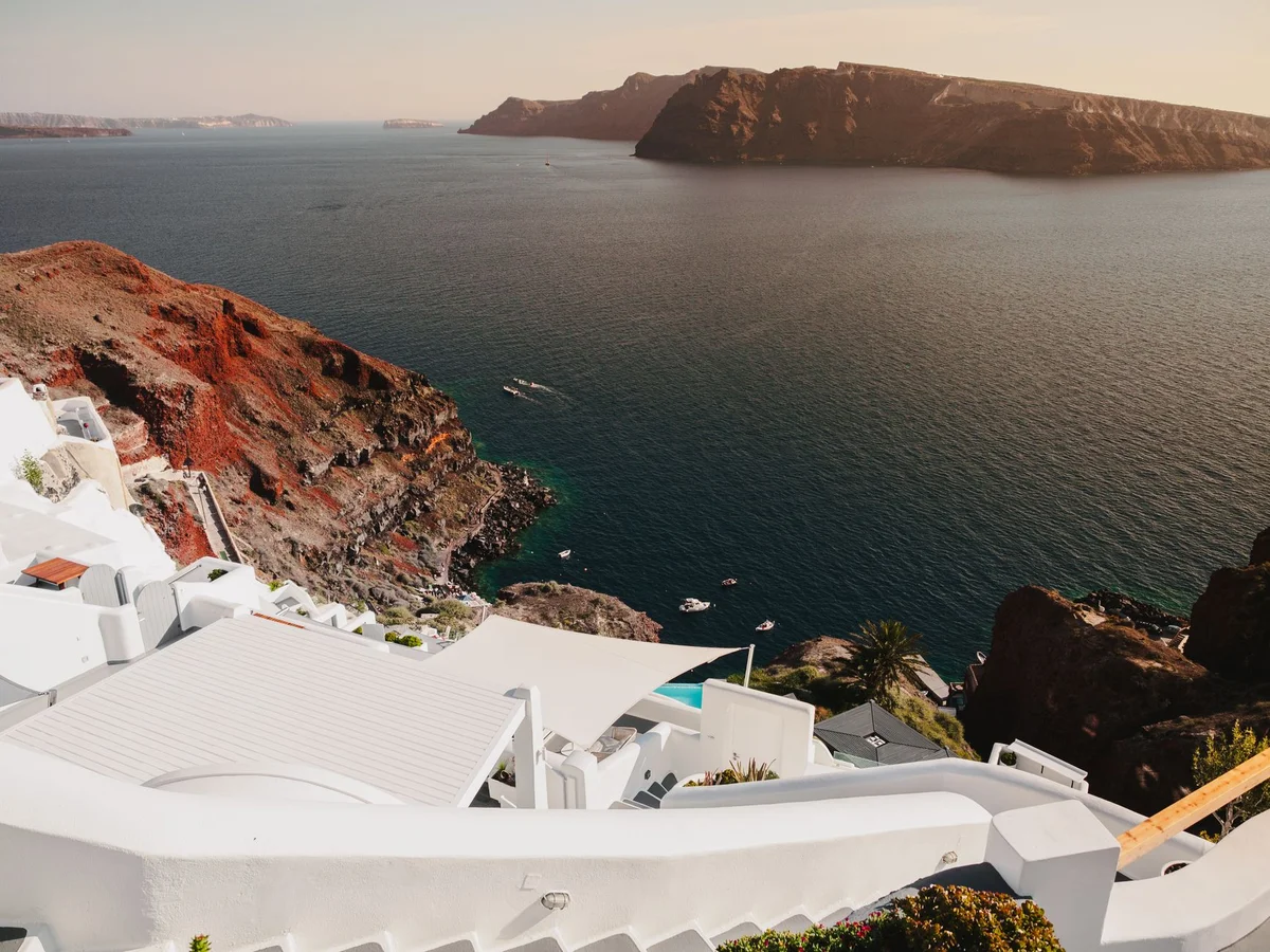 Skaros Rock view 2