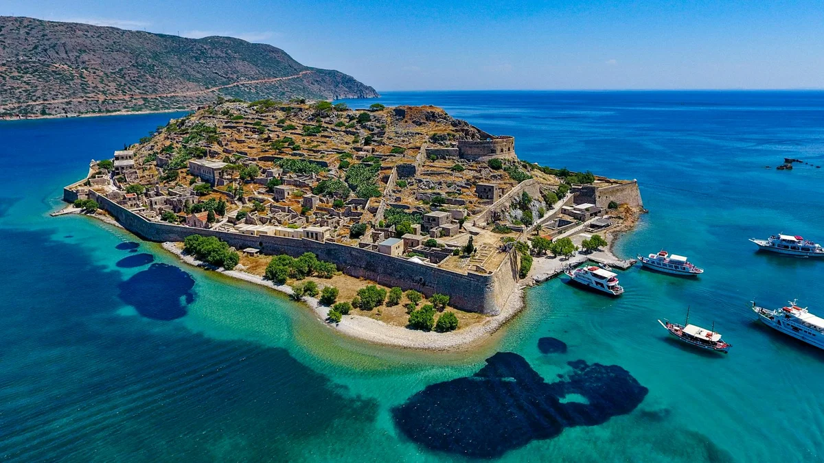 Spinalonga Island Crete view 1