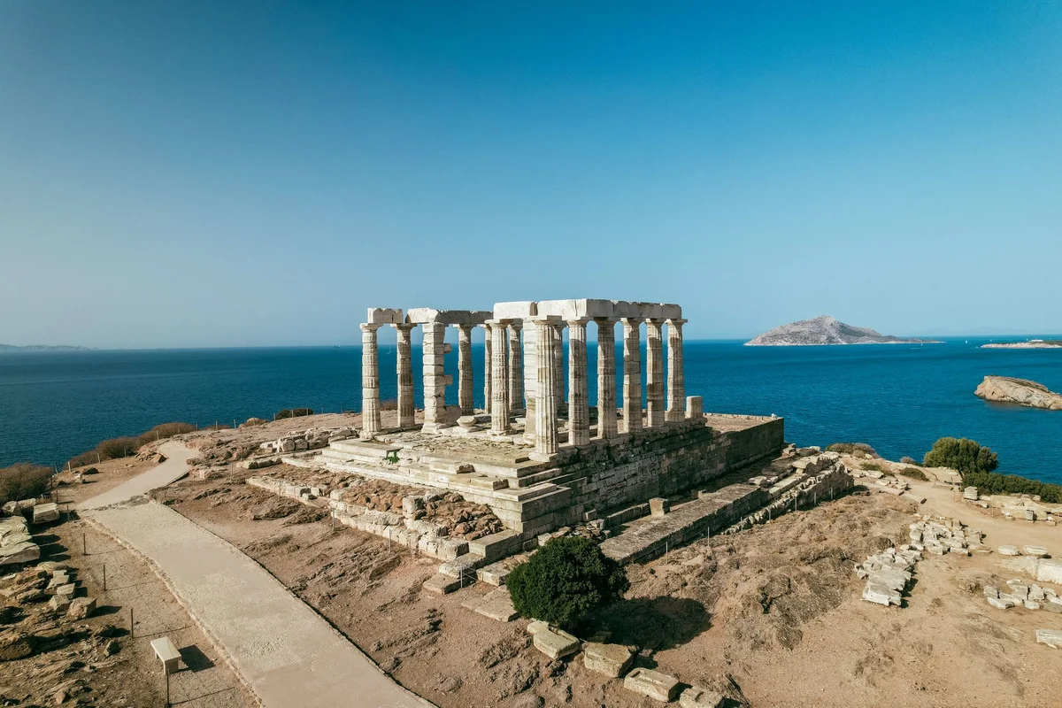 Temple of Poseidon, Sounion view 2