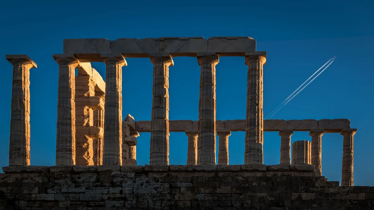 Temple of Poseidon, Sounion view 1