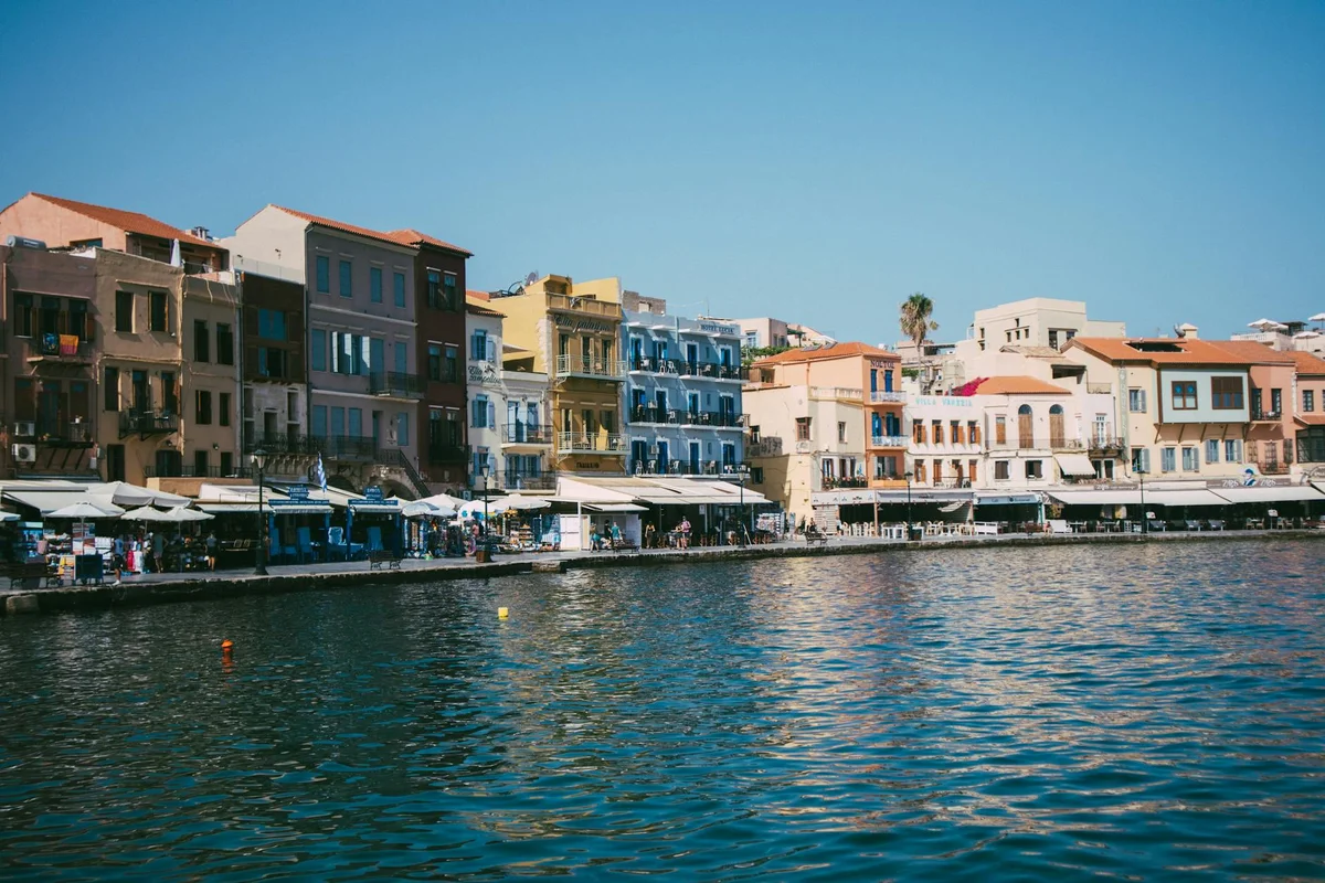 Venetian Harbor Chania view 2