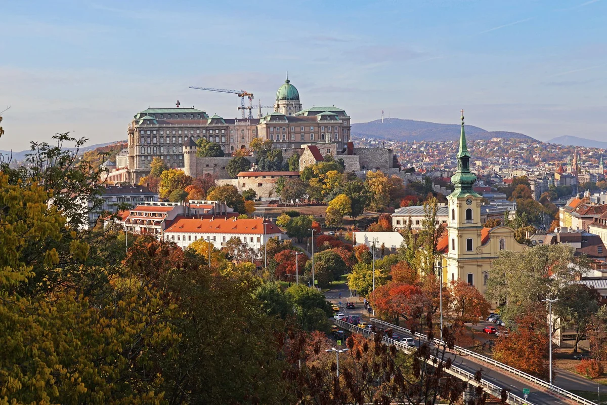 Buda Castle Funicular view 1