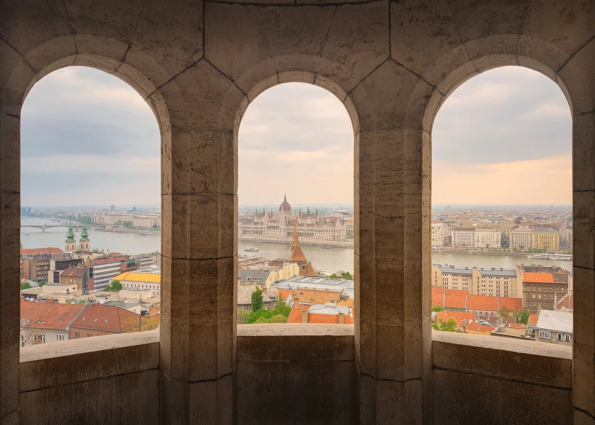 Danube River Budapest view 2