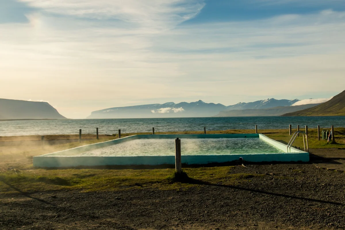 Guðlaug Baths view 1