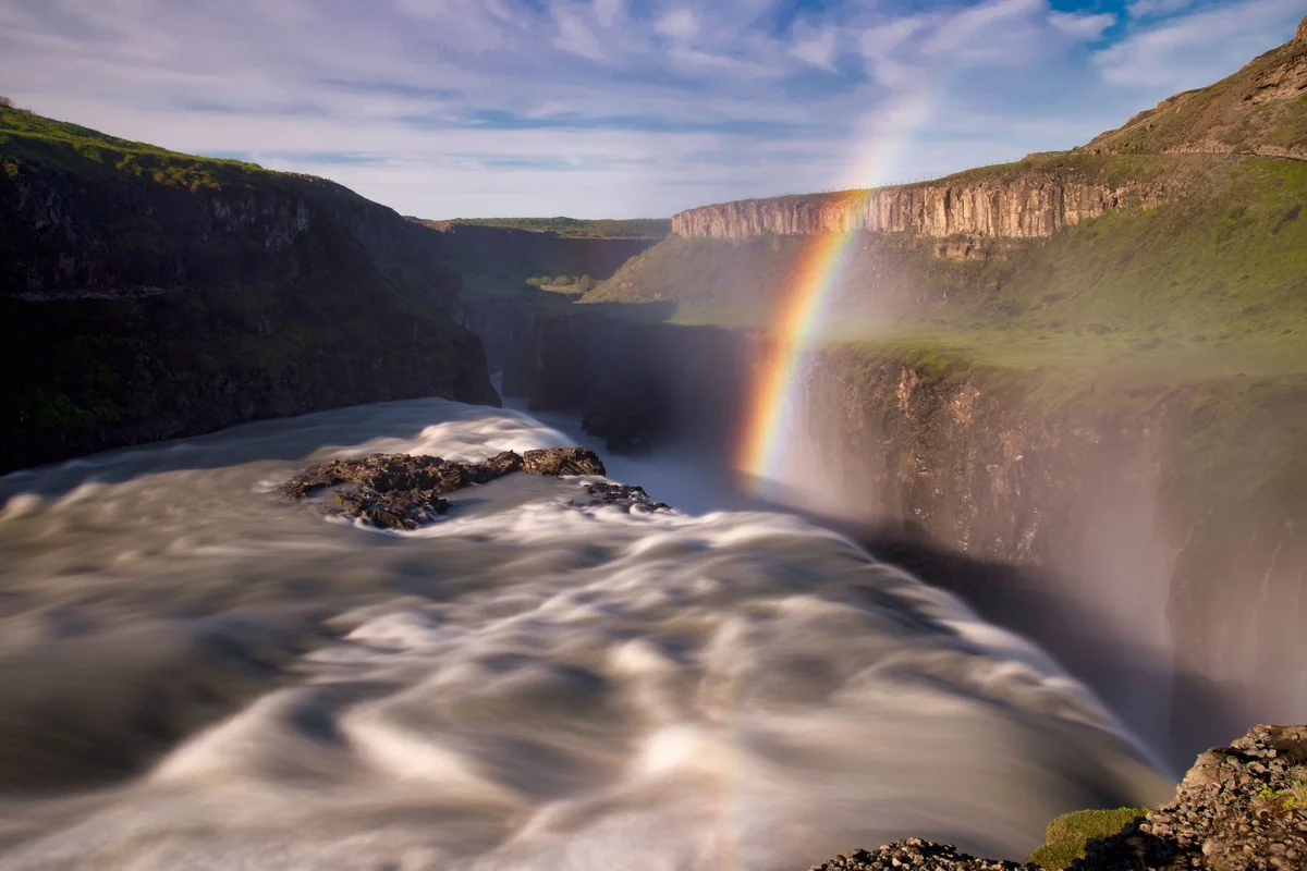 Gullfoss Waterfall feature