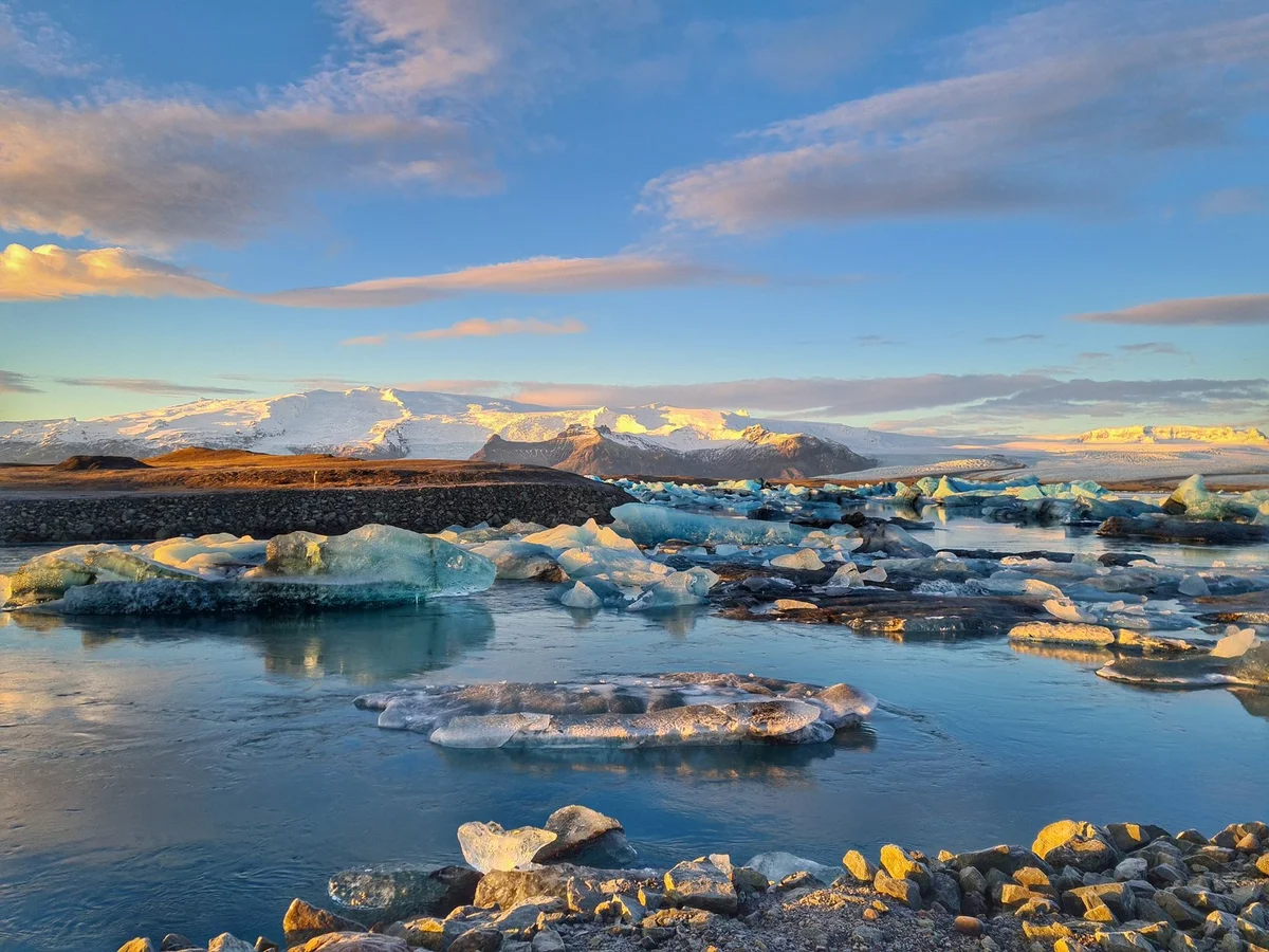 Jökulsárlón Glacier Lagoon view 1