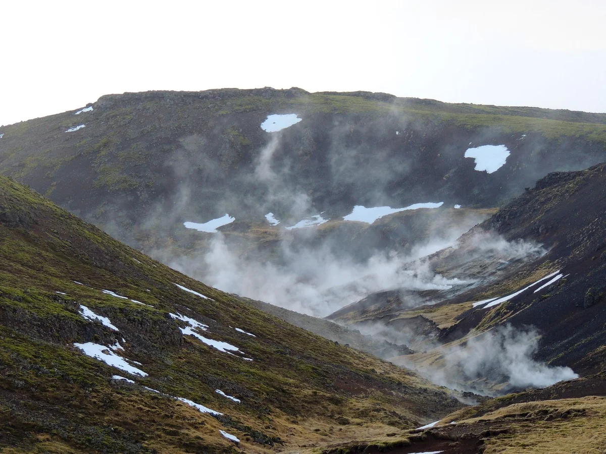 Seltún Geothermal Area view 1