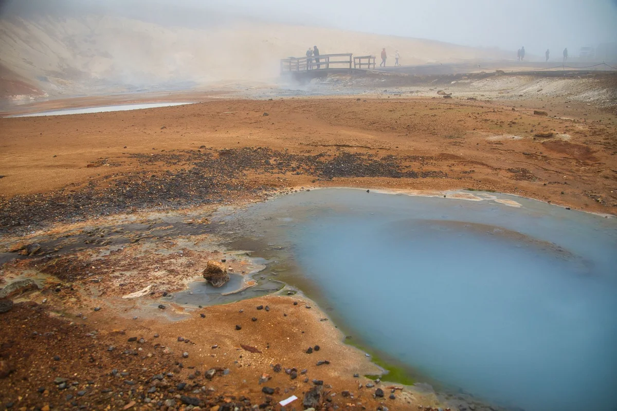 Seltún Geothermal Area view 2
