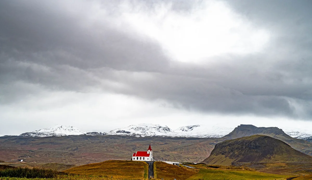 Vík í Mýrdal Church view 1