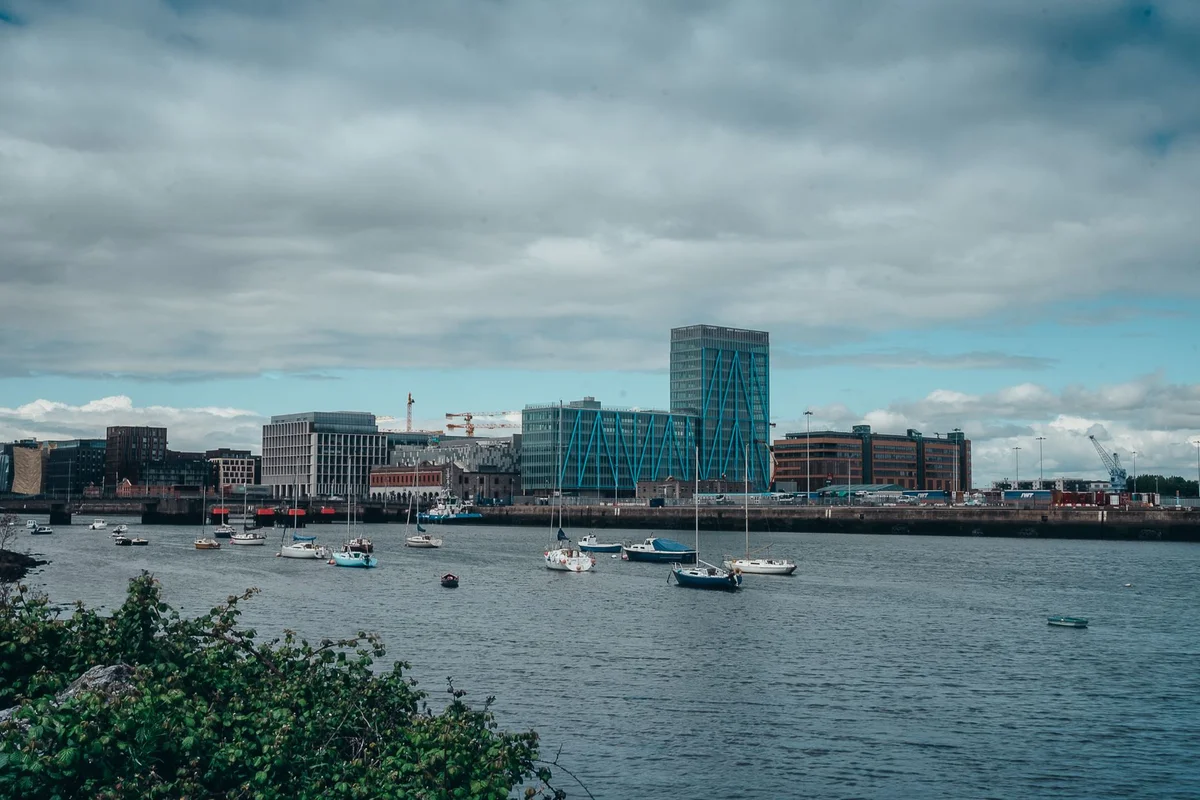 Grand Canal Dock view 1