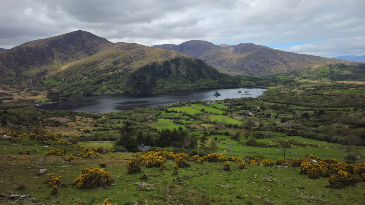 Glendalough Upper Lake view 1