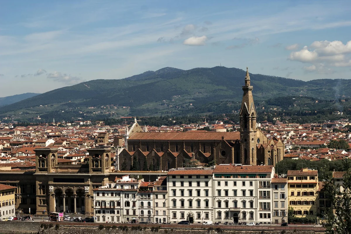 Basilica of Santa Croce view 2